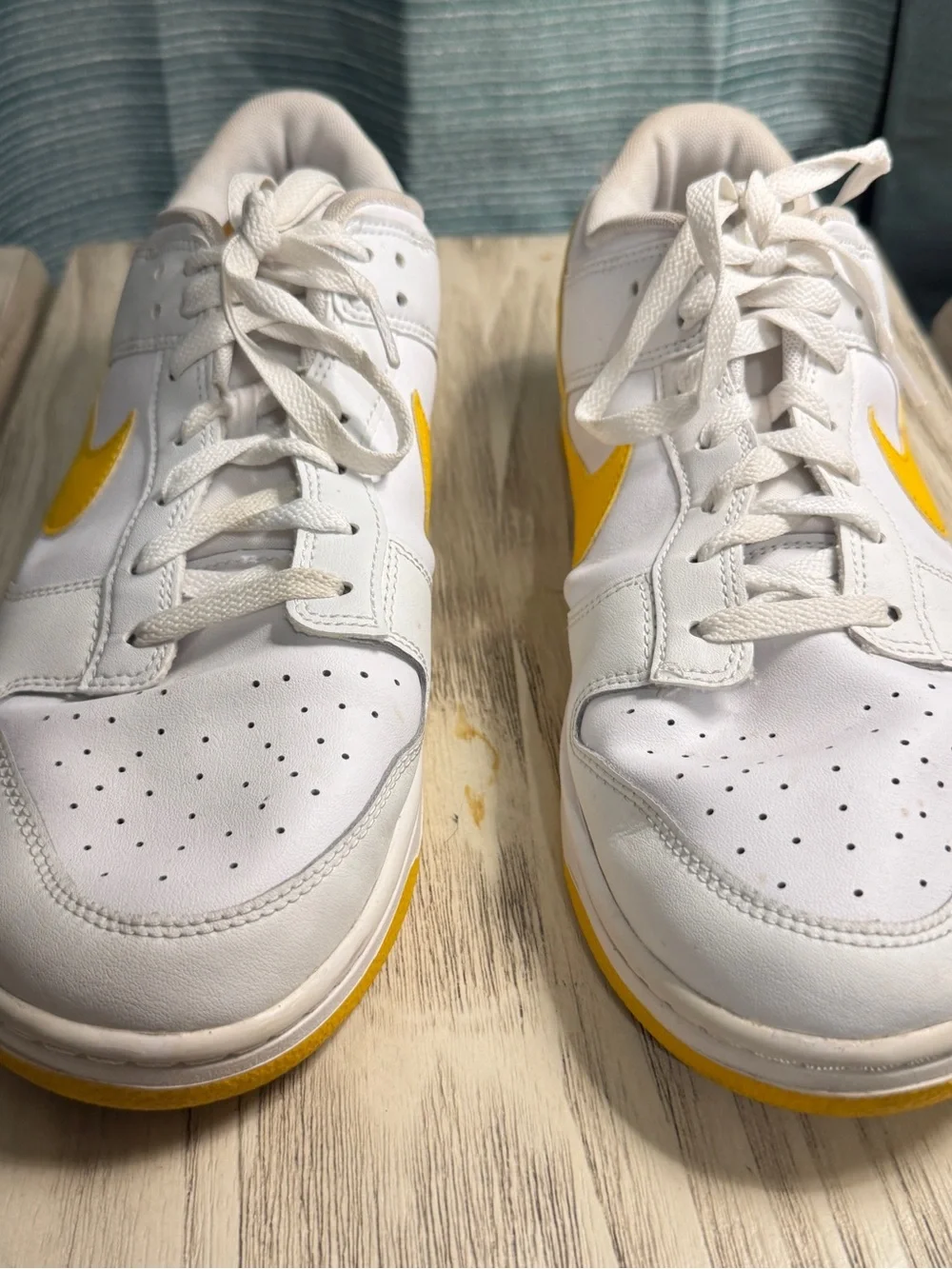 Nike Dunk Low White Opti Yellow DV0831-110 Men’s Size 13 Sneakers
